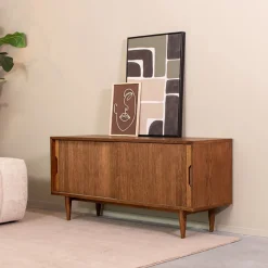 Tv meubel Jule Bruin Eikenhout 130cm