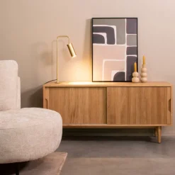 Tv meubel Jule Naturel Eikenhout 130cm