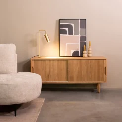 Tv meubel Jule Naturel Eikenhout 130cm