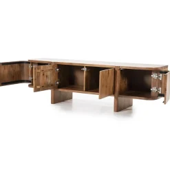 TV-meubel Julian acaciahout 4 deurs 170cm
