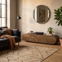 Tv-meubel King mangohout 210cm