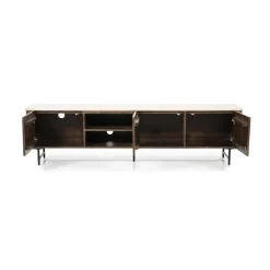 TV meubel Lio mangohout 3 deurs 200cm