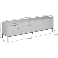 Tv meubel Martin Naturel 210cm