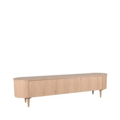 Tv Meubel Oliva Naturel Eikenhout 220cm