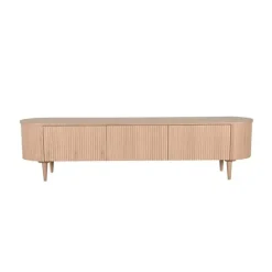 Tv Meubel Oliva Naturel Eikenhout 220cm