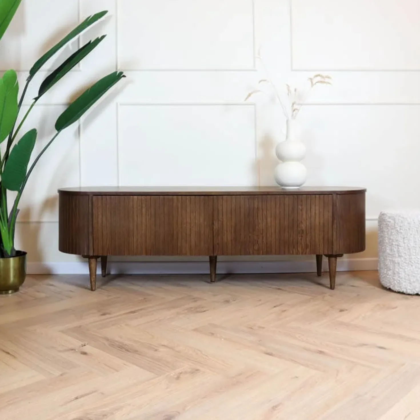Tv Meubel Oliva Walnoot Eikenhout 180cm