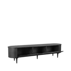 Tv Meubel Oliva Zwart Eikenhout 220cm