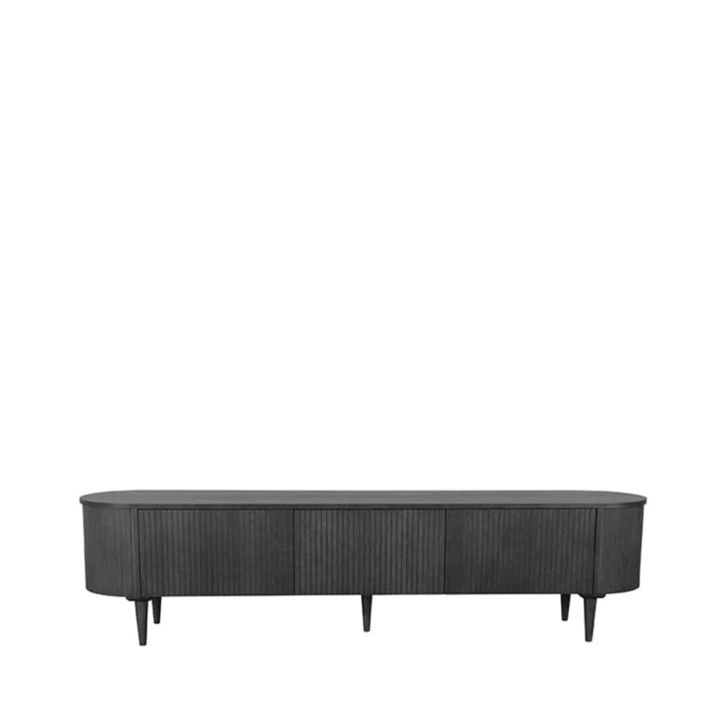 Tv Meubel Oliva Zwart Eikenhout 220cm