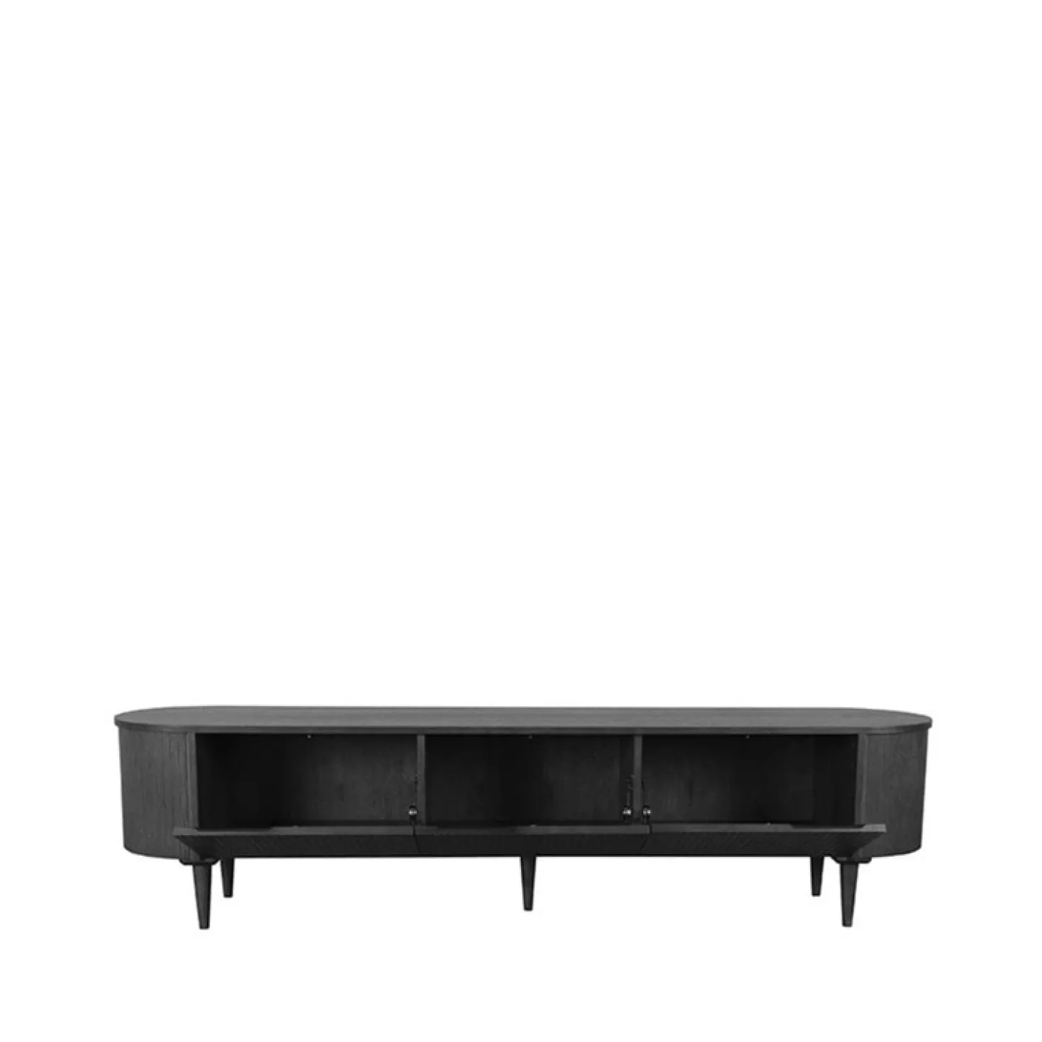 Tv Meubel Oliva Zwart Eikenhout 220cm