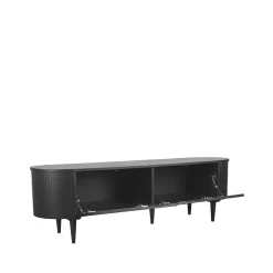 Tv Meubel Oliva Zwart Eikenhout 180cm