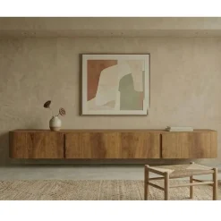 Tv meubel Yama naturel zwevend | 235cm