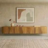 Tv meubel Yama naturel zwevend | 195cm
