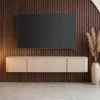 Tv meubel Yama zand zwevend | 195cm