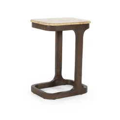 Tyler Bijzettafel travertin 40 cm