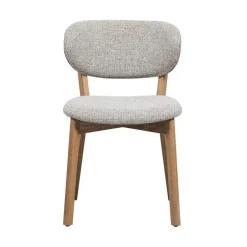 Udar Eetkamerstoel naturel met houten frame naturel