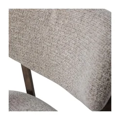 Udar Fauteuil naturel met houten frame bruin