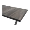 Uittrektafel Castilla Noir met kruispoot 204-264cm