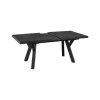 Uittrektafel Murcia Noir Exclusive 163-203cm