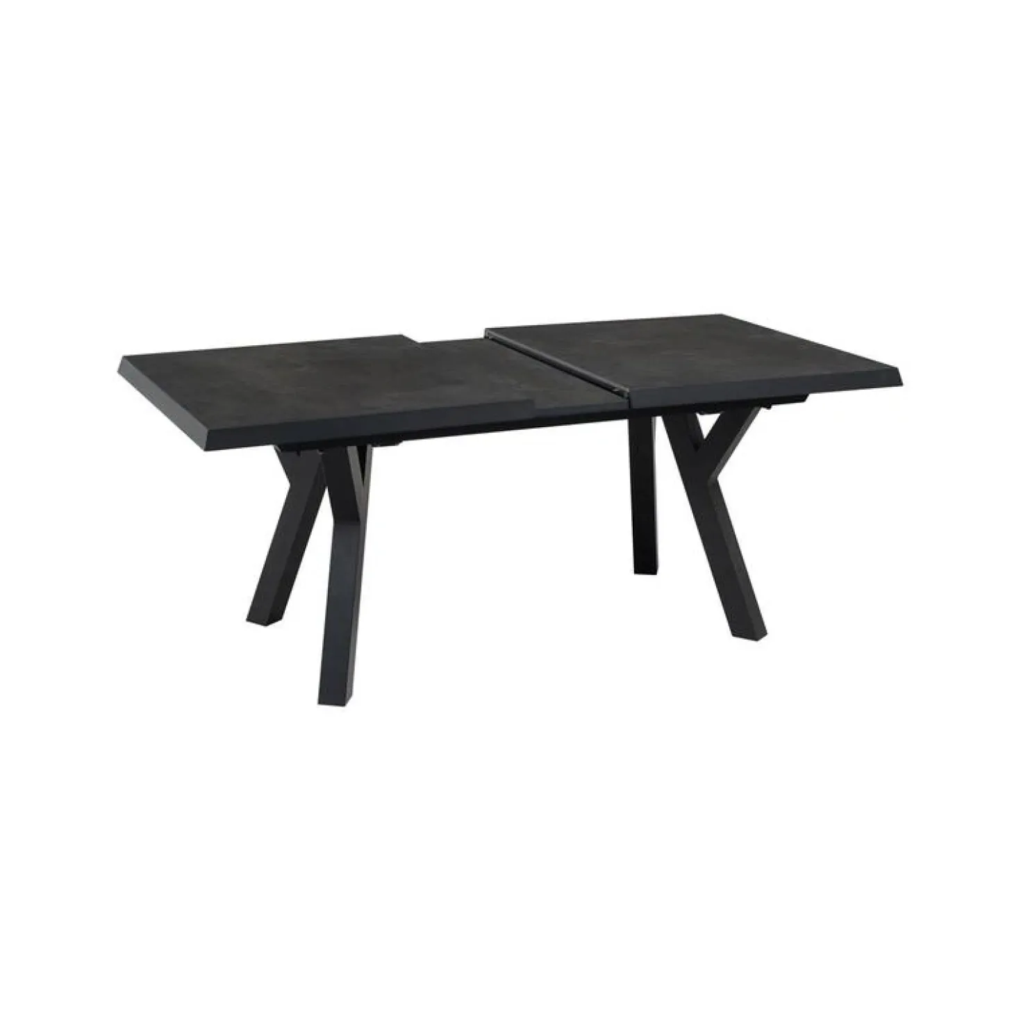 Uittrektafel Murcia Noir Exclusive 163-203cm