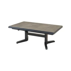 Uittrektafel verstelbaar Murcia Noir 143-183cm