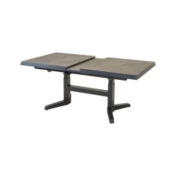 Uittrektafel verstelbaar Murcia Noir 143-183cm
