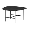 Vajen Salontafel organisch Zwart Marmerlook 70cm