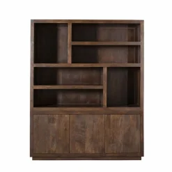 Vakkenkast Dortmund XL Walnoot 160cm