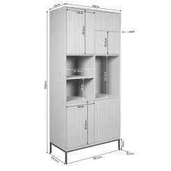 Vakkenkast Martin Naturel 90cm