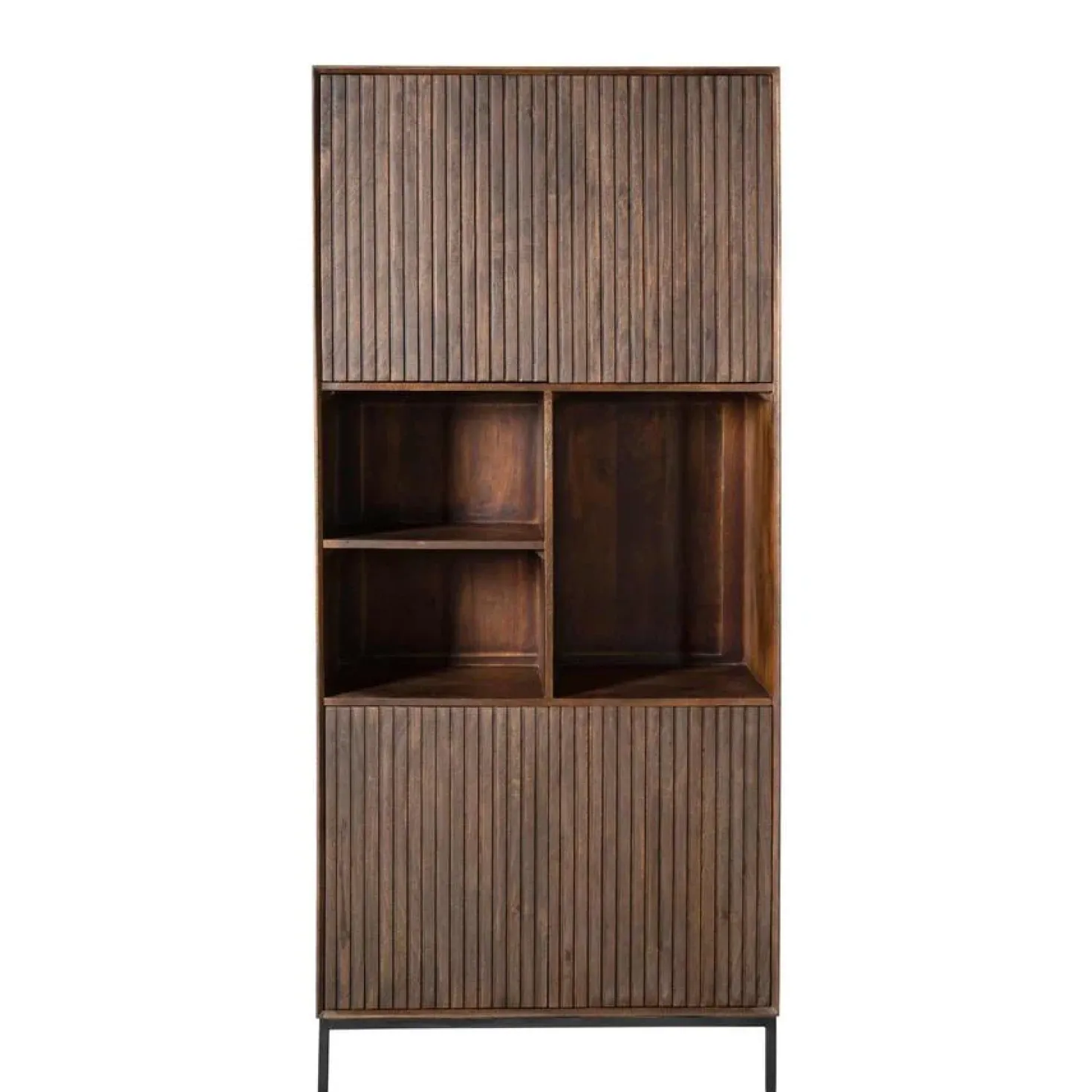 Vakkenkast Martin Walnoot 90cm