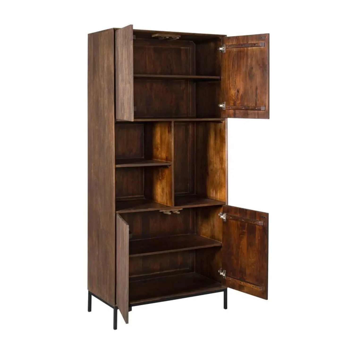 Vakkenkast Martin Walnoot 90cm