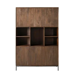 Vakkenkast Martin XL Walnoot 135cm
