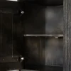 Vakkenkast XL Martin Zwart 135cm