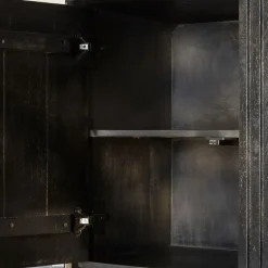 Vakkenkast XL Martin Zwart 135cm