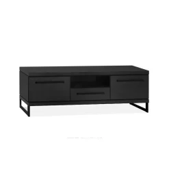 Valente Tv meubel klein 2-deurs Zwart 150cm