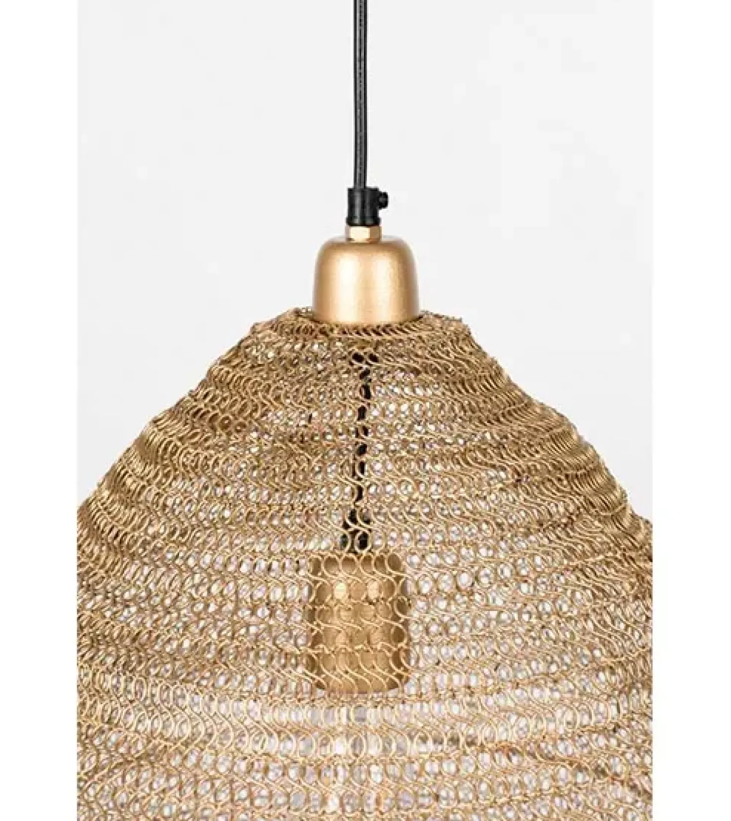 Valier 1-lichts hanglamp goud 48cm