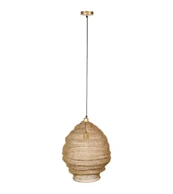 Valier 1-lichts hanglamp goud 48cm