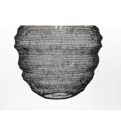 Valier 1-lichts hanglamp zwart 48cm