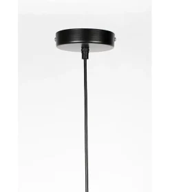 Valier 1-lichts hanglamp zwart 48cm