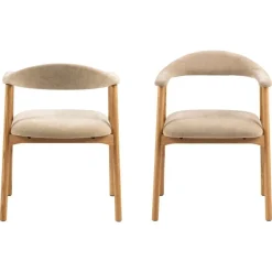 Vandis Eetkamerstoel Beige Stof