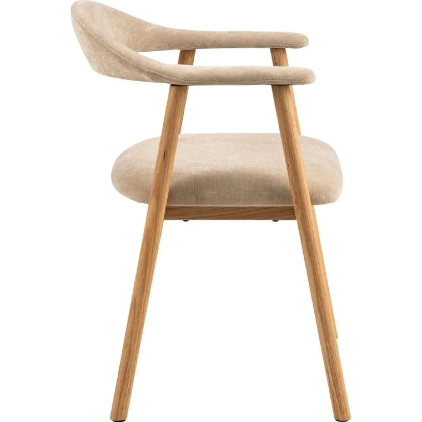 Vandis Eetkamerstoel Beige Stof