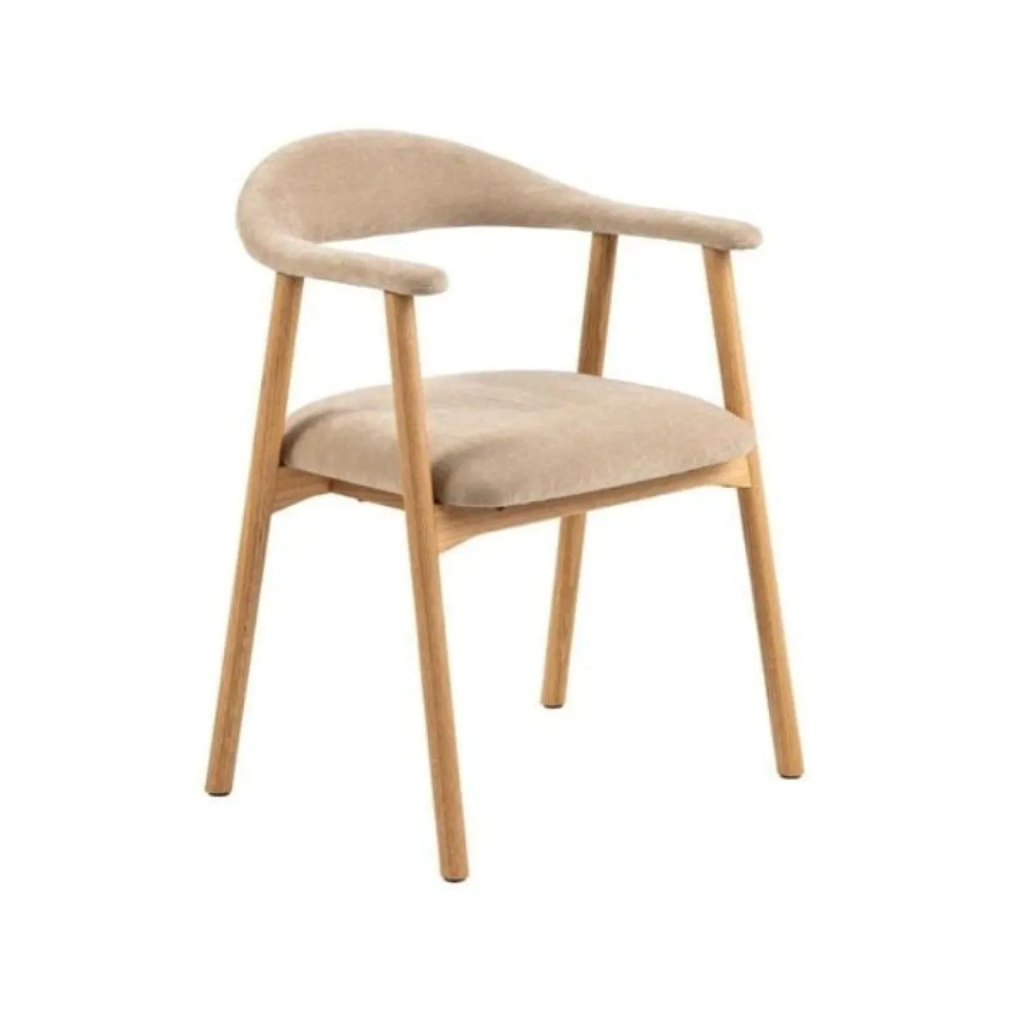 Vandis Eetkamerstoel Beige Stof