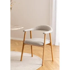 Vandis Eetkamerstoel Taupe Stof