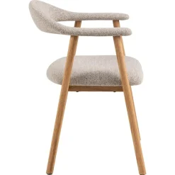 Vandis Eetkamerstoel Taupe Stof