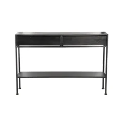 Varo Sidetable 2 lades Zwart Hout