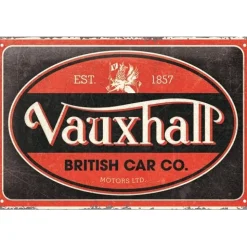 Vauxhall - Vintage Oval - metalen bord