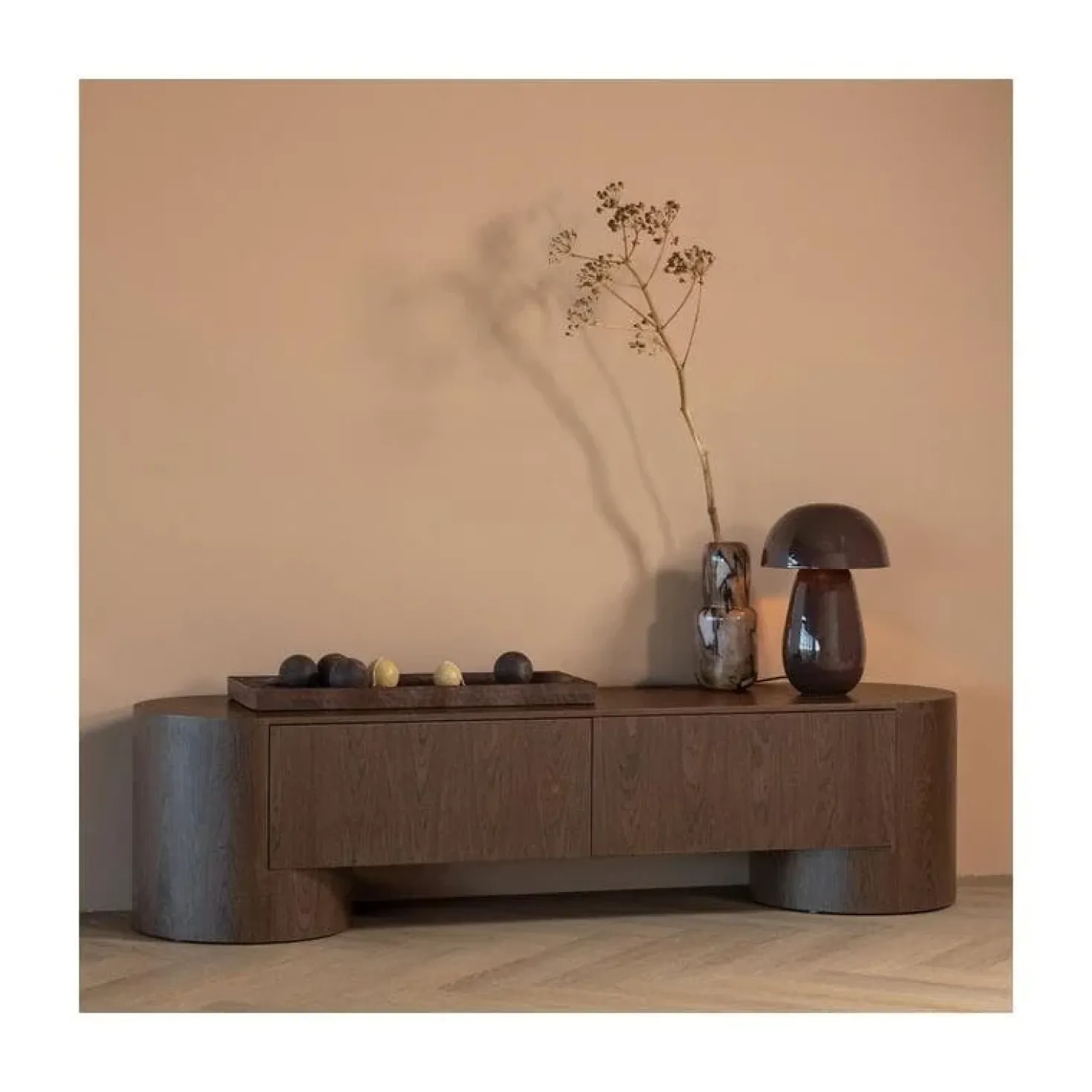 Velari Tv meubel Bruin 200cm