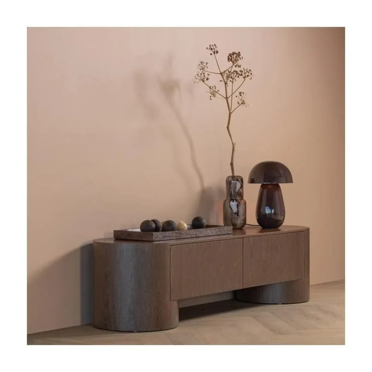 Velari Tv meubel Bruin 200cm
