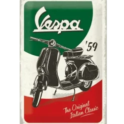Vespa Original Italian - metalen bord
