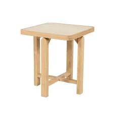 Vidar Bijzettafel Naturel Travertin 40cm