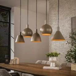 Vinci 5-lichts Hanglamp Beige